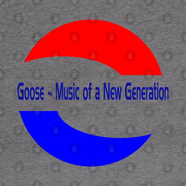 Music of a New Generation Goose T-Shirt by Cow Phunk Allstars